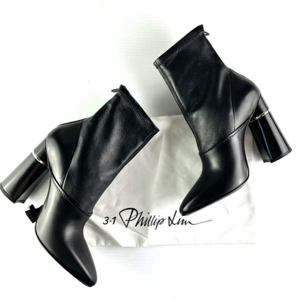 Gorgeous 3.1 Phillip Lim Kyoto Stretch Ankle Boot  Womens Black - Size 9